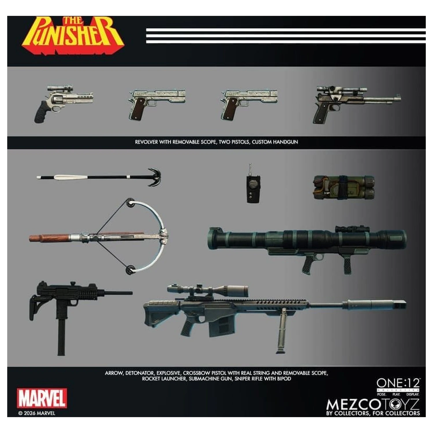 Marvel Comics One:12 Collective Figurina de acțiune 1/12 Punisher 17 cm poza produsului