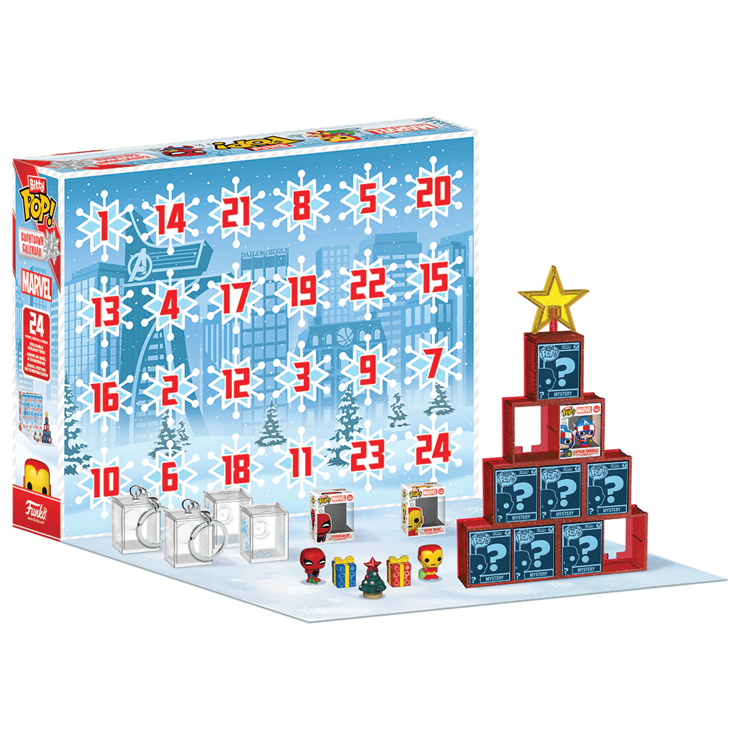 Marvel Comics Bitty Funko POP! Calendar de Advent poza produsului