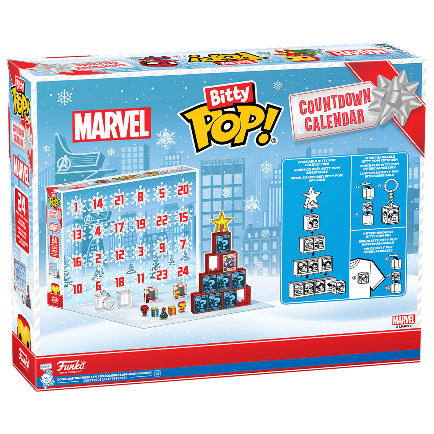 Marvel Comics Bitty Funko POP! Calendar de Advent poza produsului