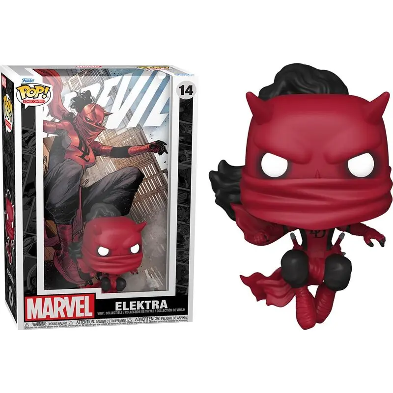 Marvel Comics POP! Copertă Bandă Desenată Figurină de Vinil Elektra Daredevil 9 cm poza produsului