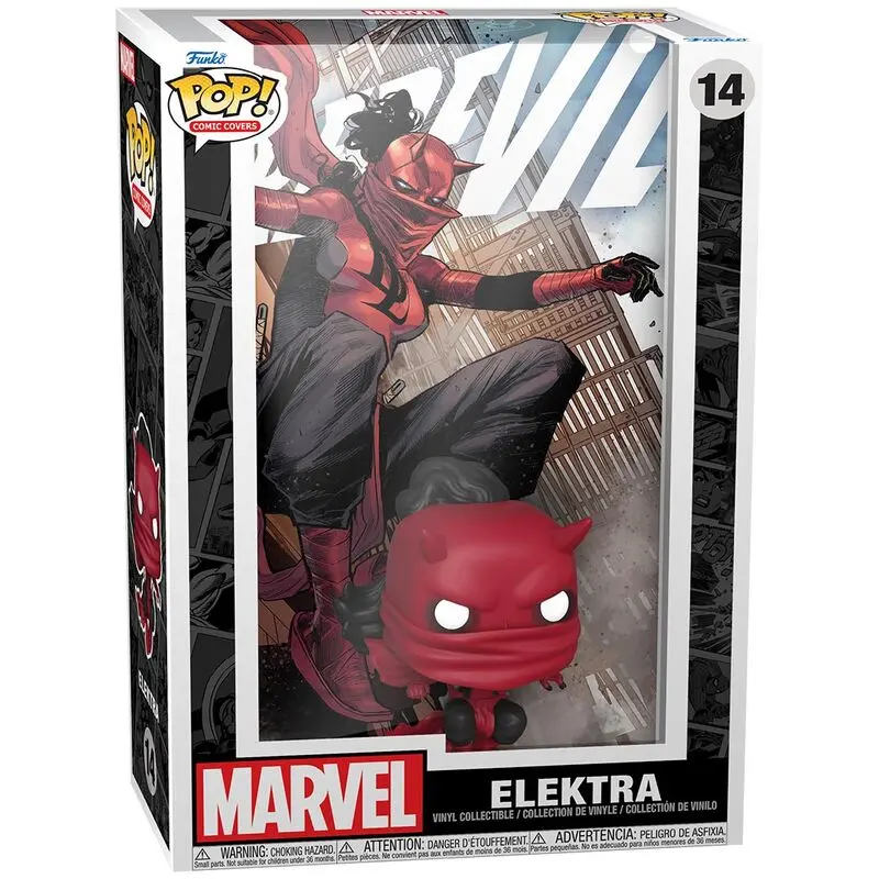 Marvel Comics POP! Copertă Bandă Desenată Figurină de Vinil Elektra Daredevil 9 cm poza produsului