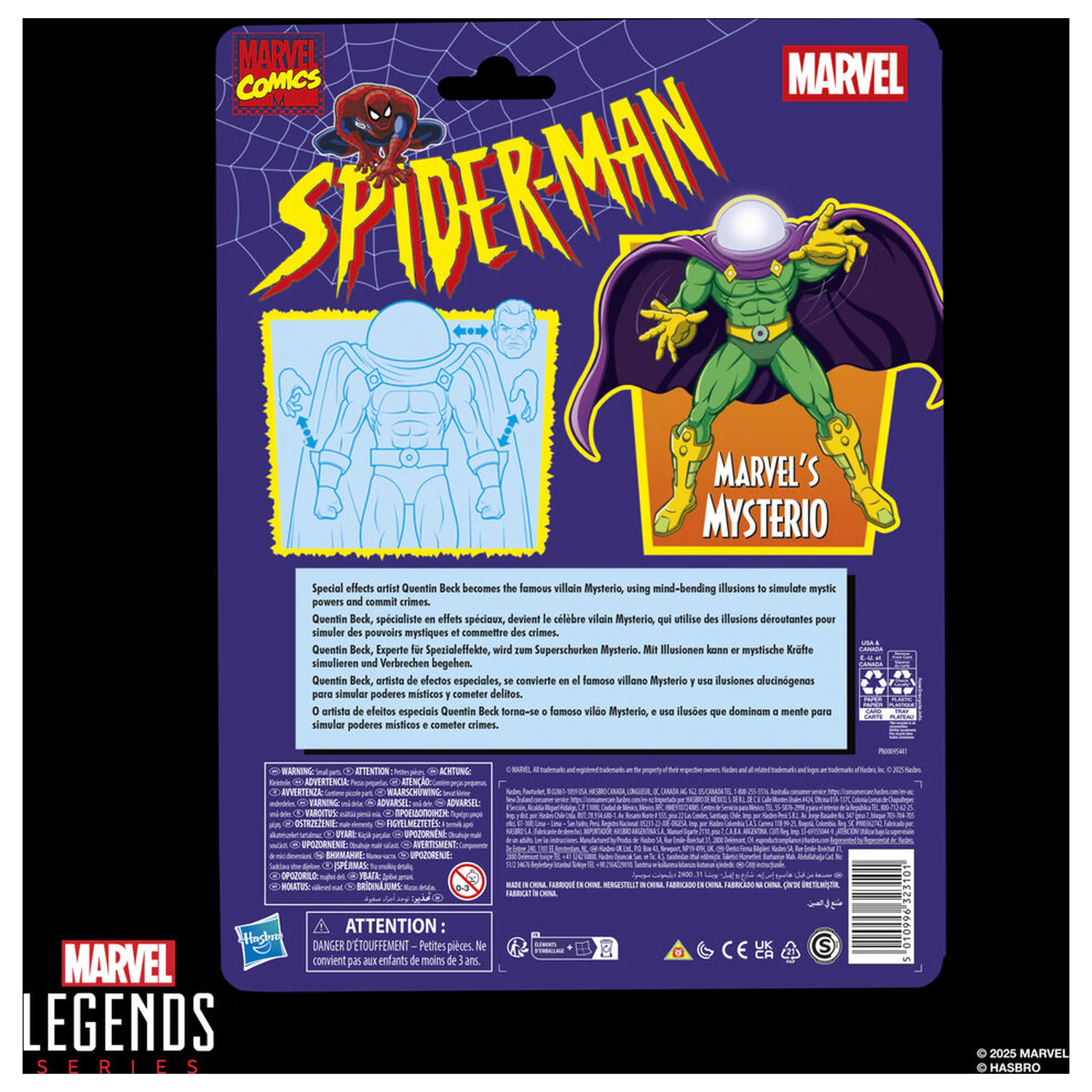 Marvel Comics Spider-Man Mysterio figurina 15cm poza produsului