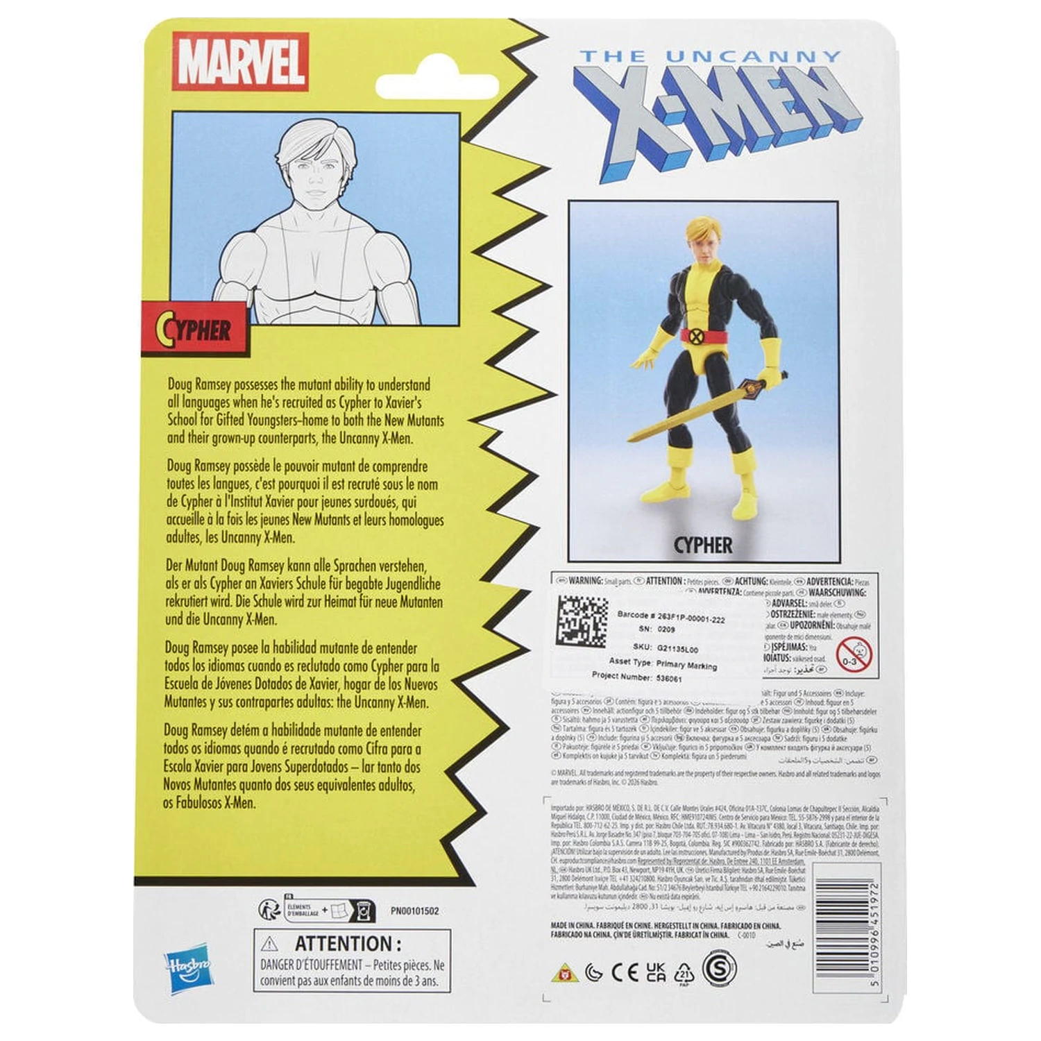 Marvel Comics The Uncanny X-Men Cypher figurina 15cm poza produsului