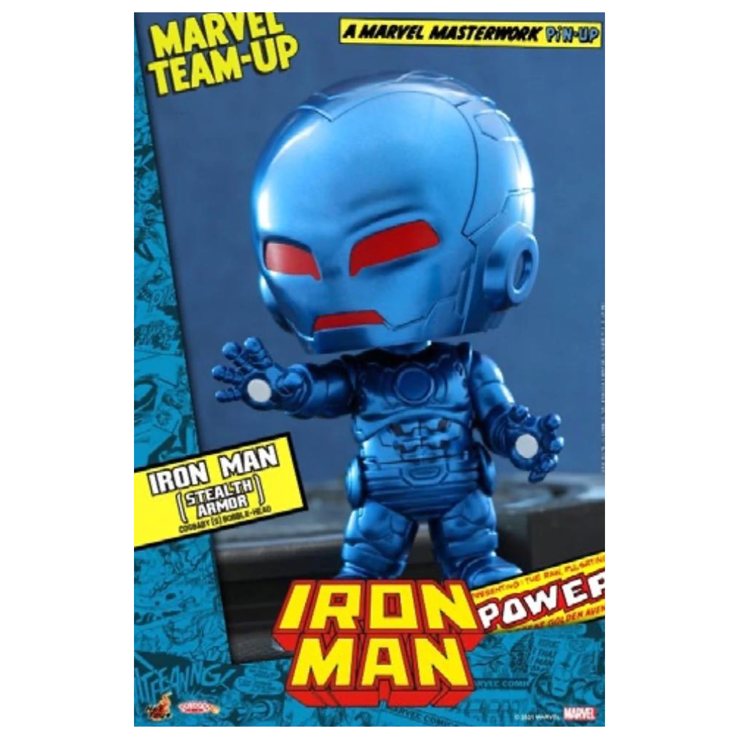 Figurina Marvel Cosbaby Wave 3 Iron Man Stealth Armor poza produsului