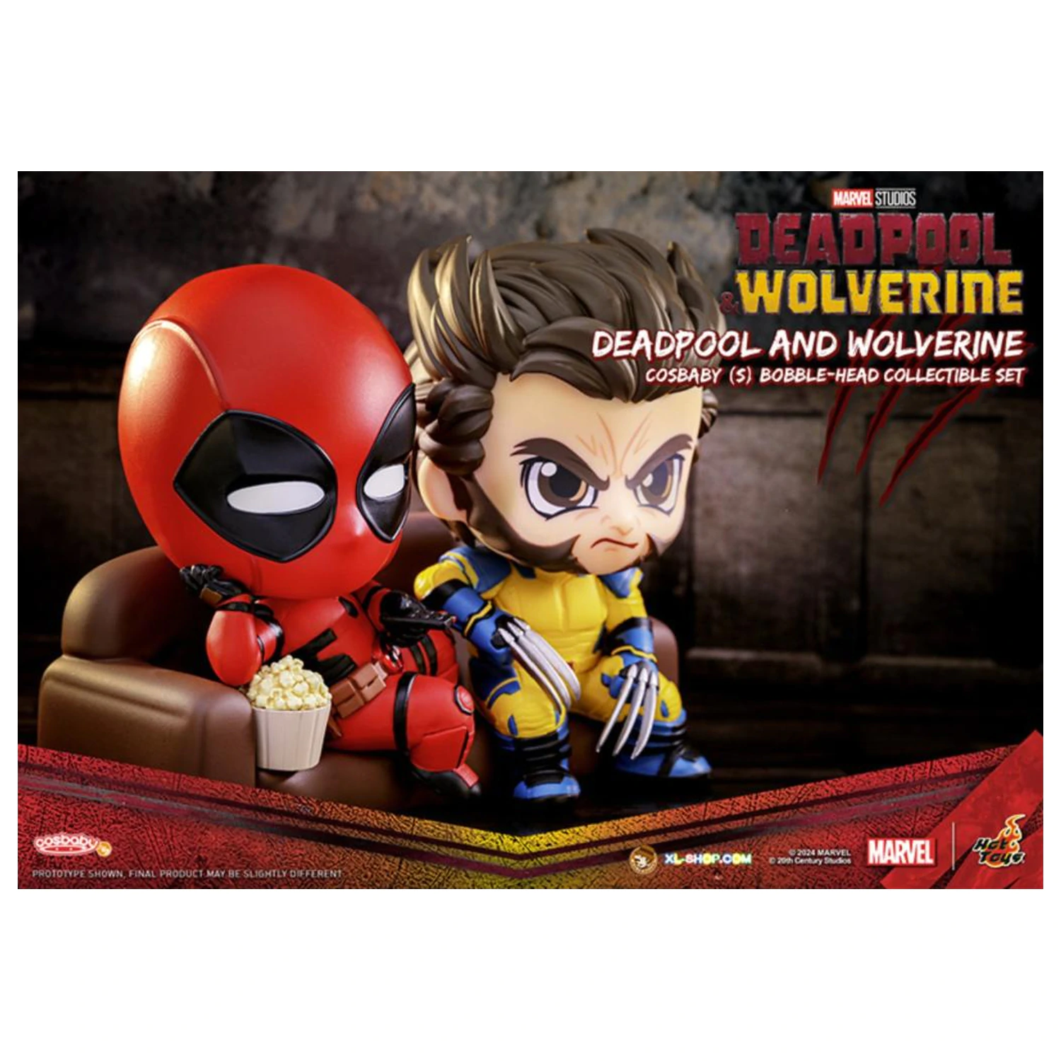 Set Marvel Cosbaby Wave 4 Deadpool & Wolverine poza produsului
