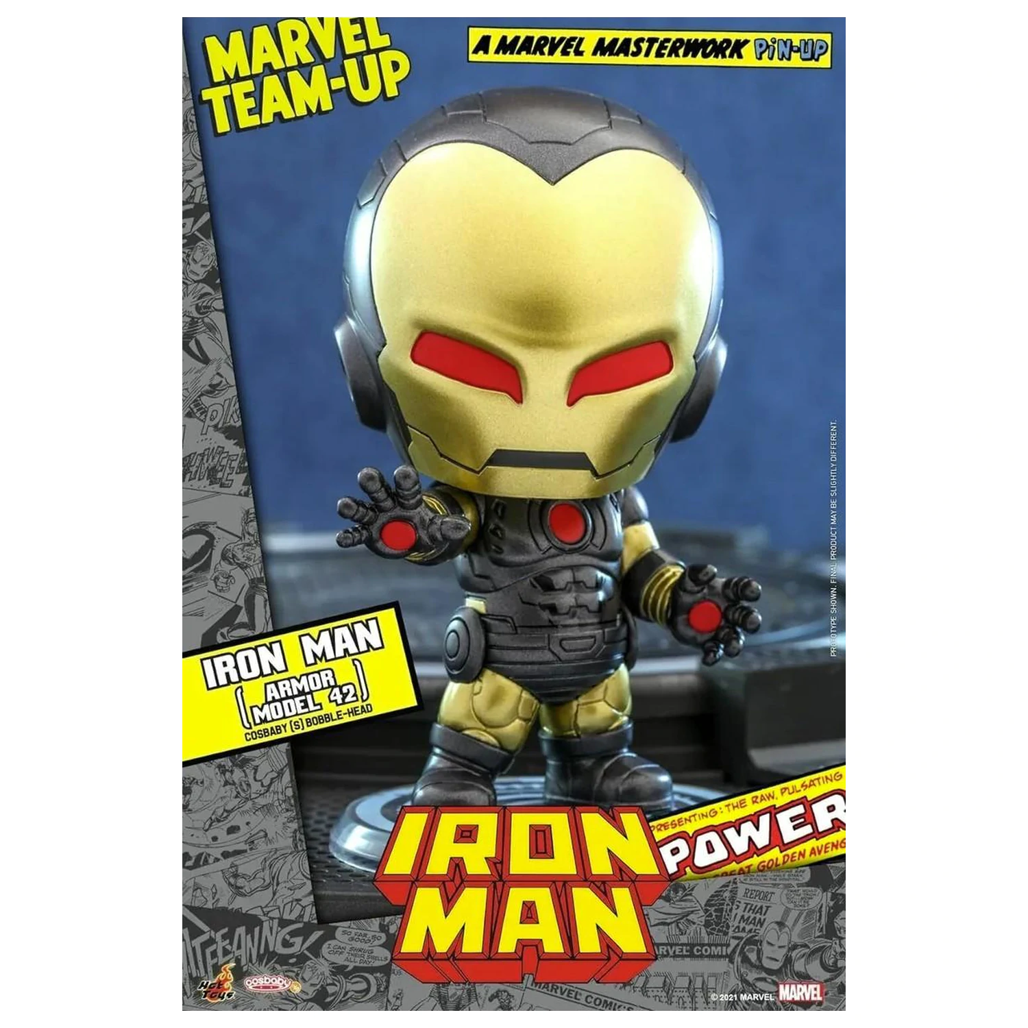 Figurina Marvel Cosbaby Wave 4 Iron Man Armor Model 42 poza produsului