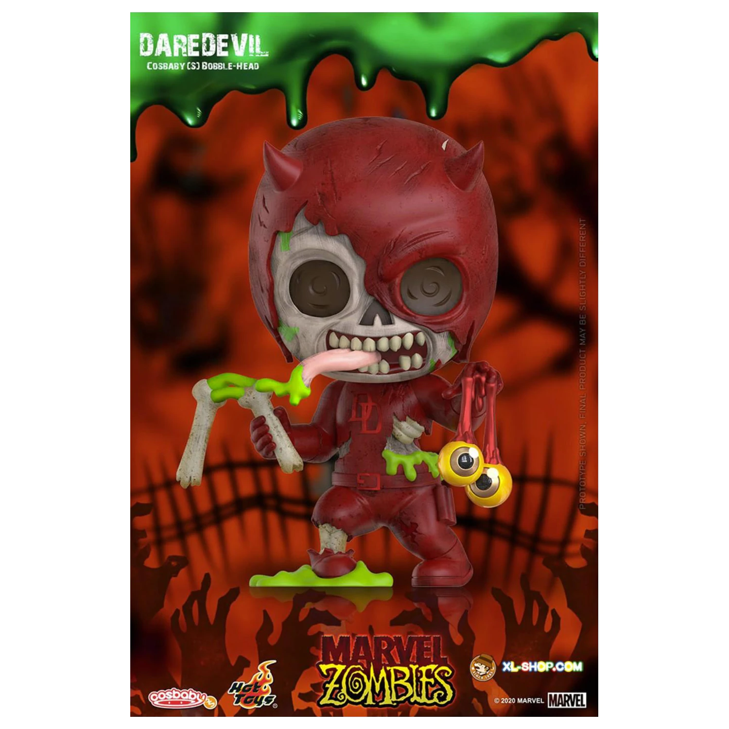 Figurina Marvel Cosbaby Wave 5 Daredevil Zombie poza produsului