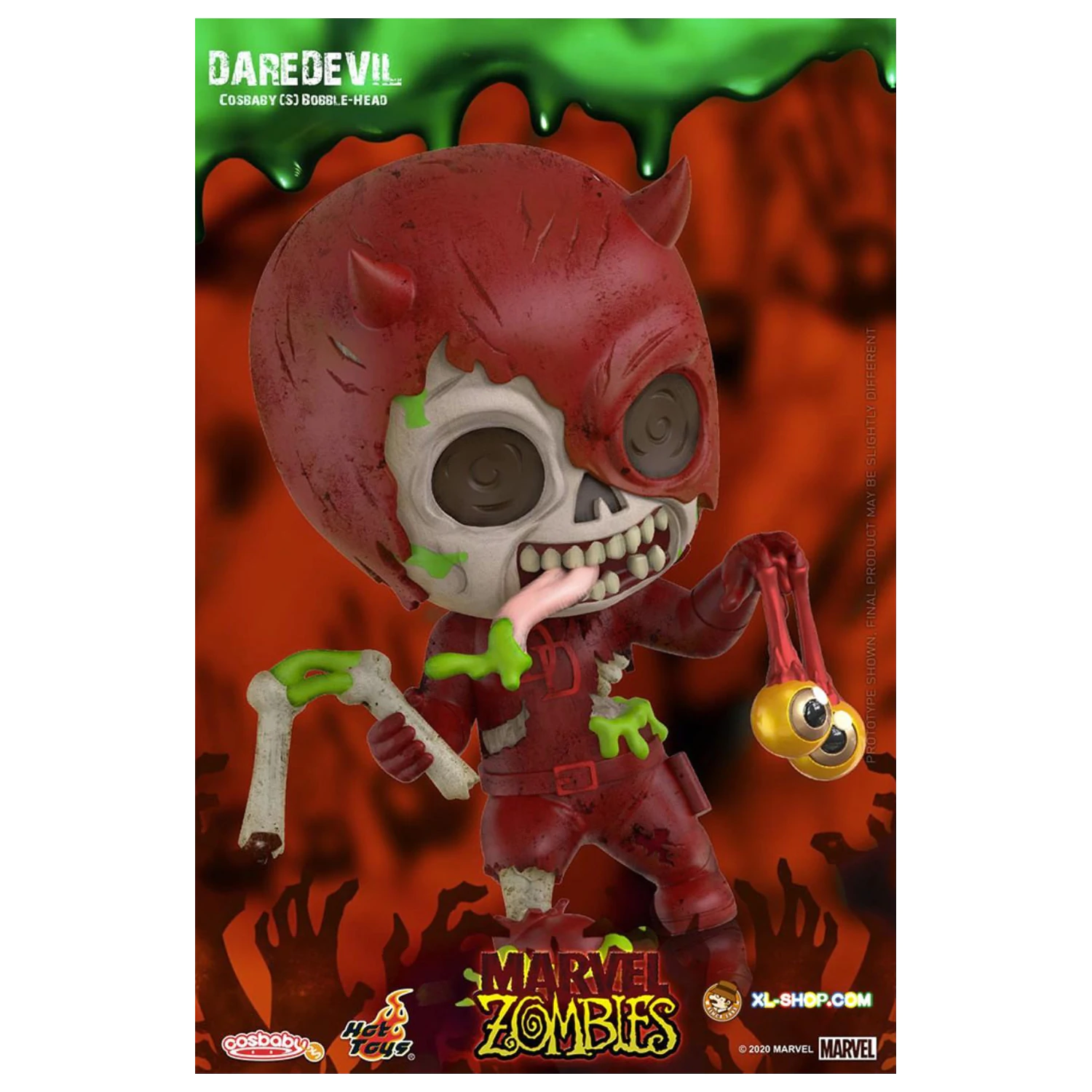 Figurina Marvel Cosbaby Wave 5 Daredevil Zombie poza produsului
