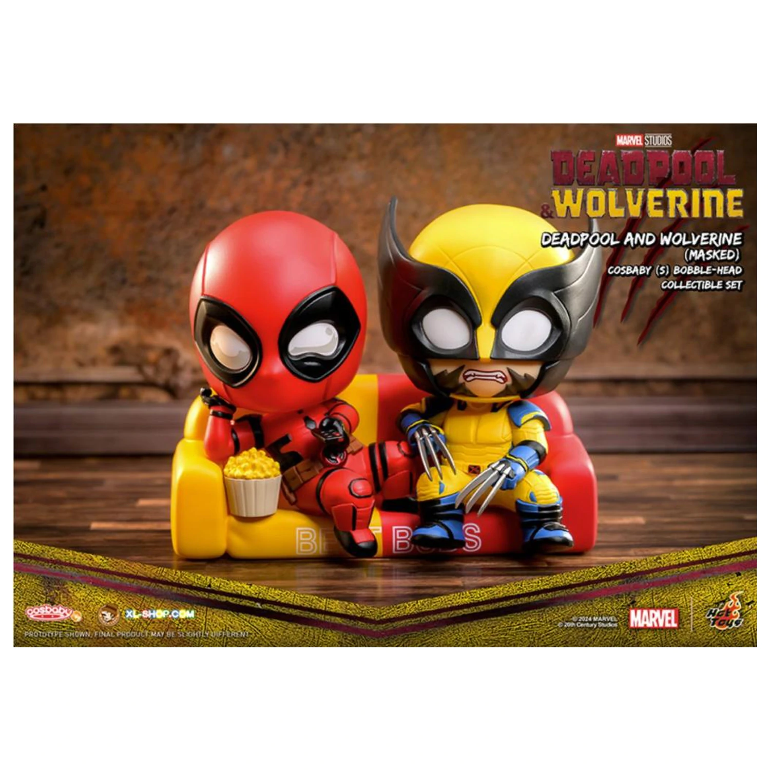 Figurina Marvel Cosbaby Wave 5 Deadpool & Wolverine Masked poza produsului