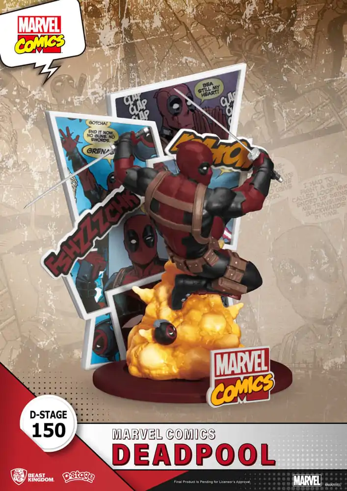 Marvel D-Stage PVC Diorama Deadpool 16 cm poza produsului