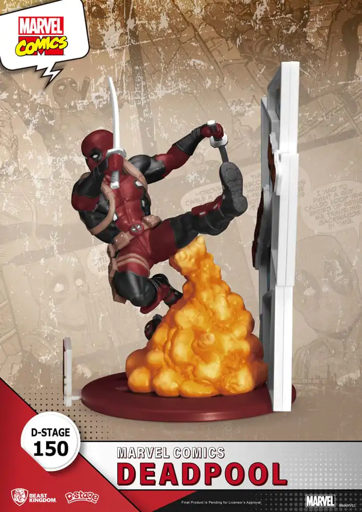 Marvel D-Stage PVC Diorama Deadpool 16 cm poza produsului