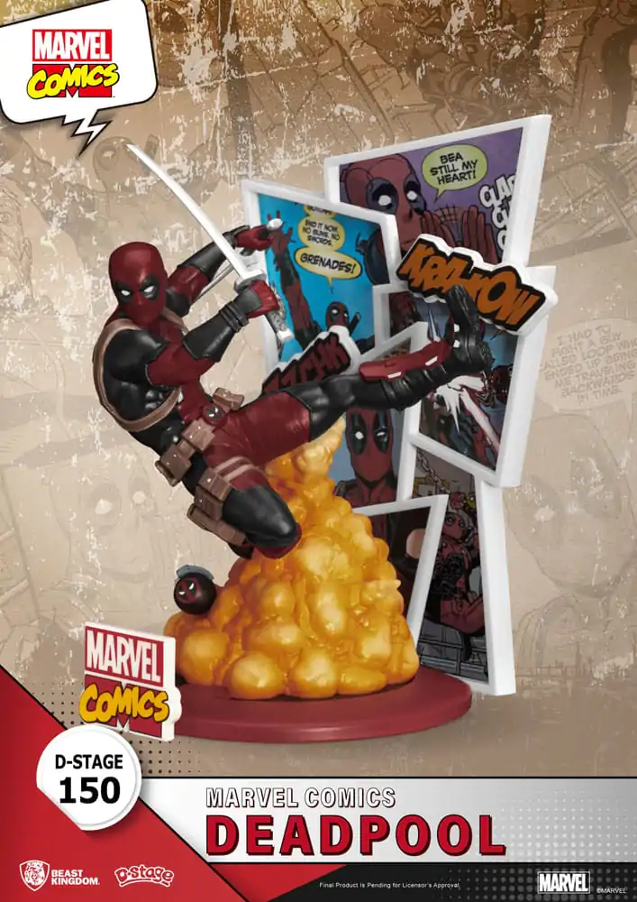 Marvel D-Stage PVC Diorama Deadpool 16 cm poza produsului