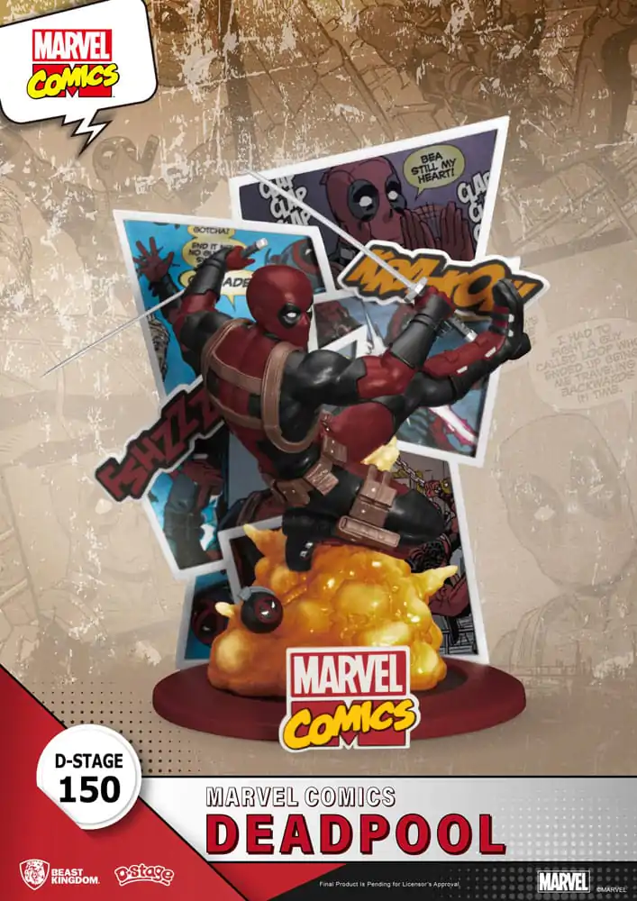 Marvel D-Stage PVC Diorama Deadpool 16 cm poza produsului