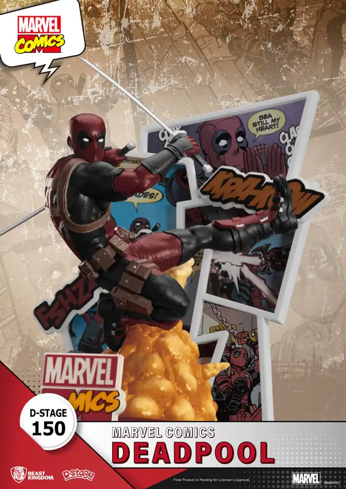 Marvel D-Stage PVC Diorama Deadpool 16 cm poza produsului