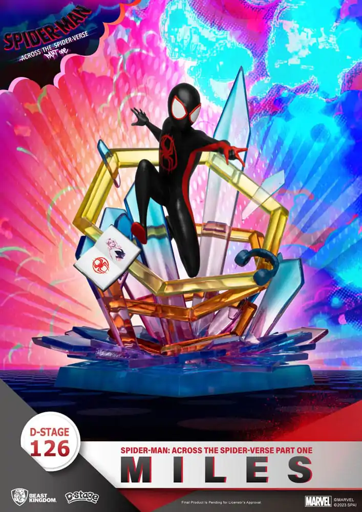 Marvel D-Stage Dioramă PVC Spider-Man: Across the Spider-Verse Part One-Miles 15 cm poza produsului