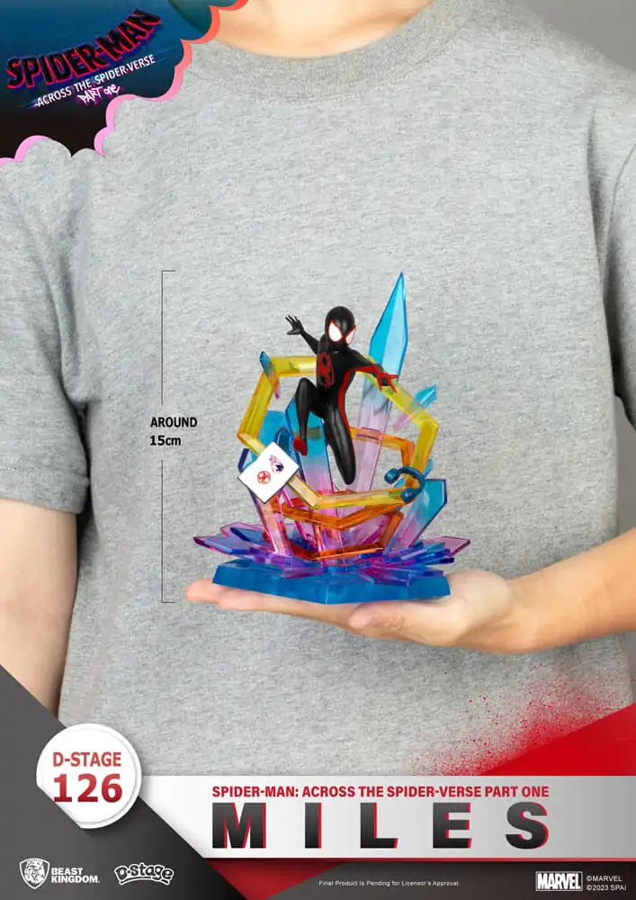 Marvel D-Stage Dioramă PVC Spider-Man: Across the Spider-Verse Part One-Miles 15 cm poza produsului
