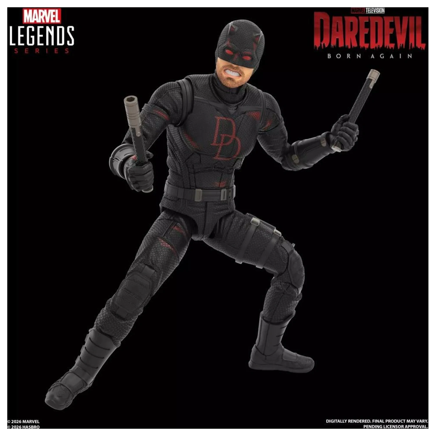 Figurina Marvel Daredevil & Jessica Jones Legend Series 15cm poza produsului