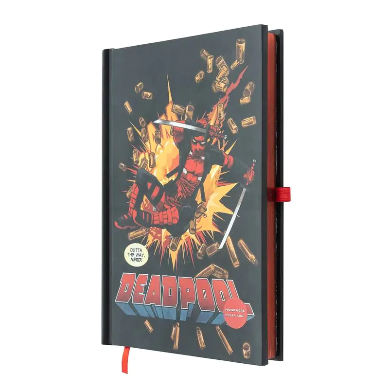 Marvel Deadpool A5 caiet premium cu led poza produsului