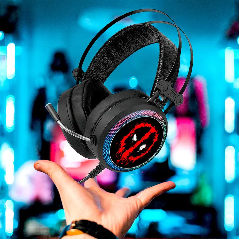 Marvel Deadpool Casti gaming poza produsului