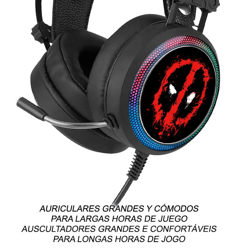 Marvel Deadpool Casti gaming poza produsului