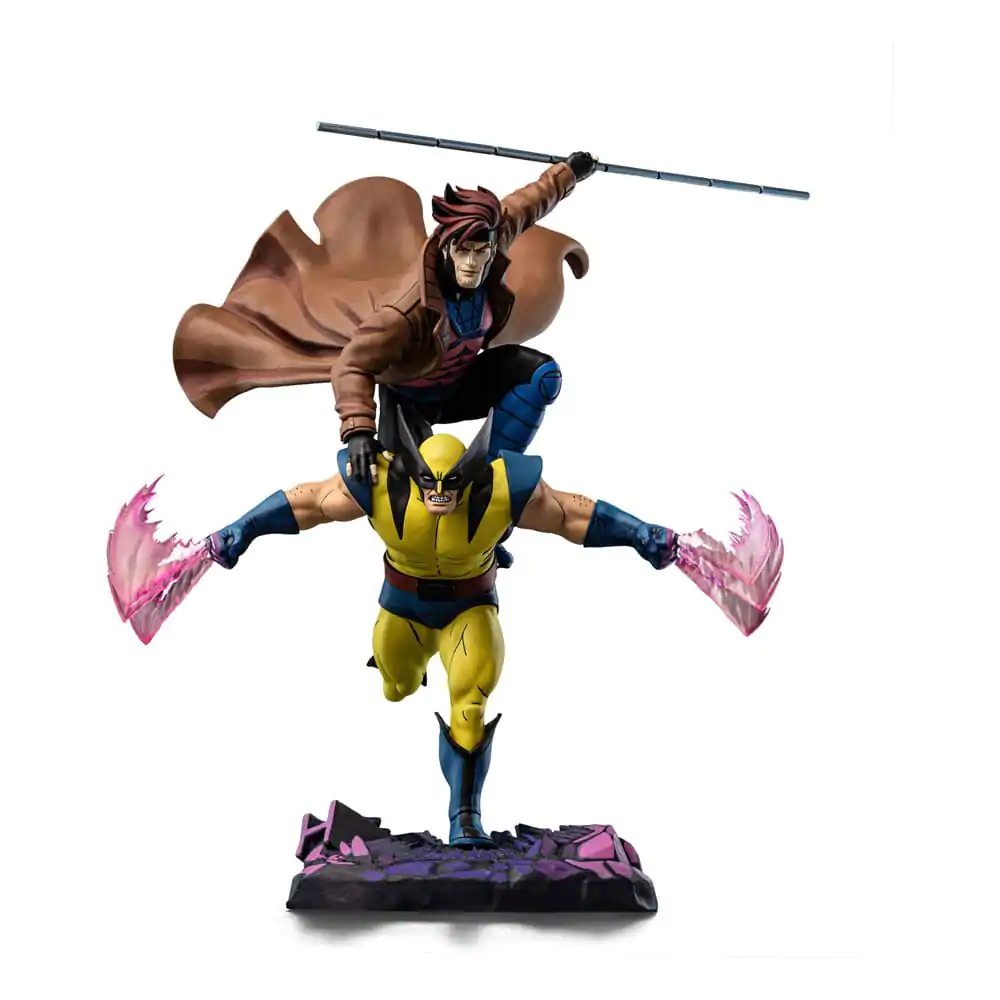 Statuie artistică de lux la scară 1/10 Marvel X-Men´97 Gambit & Wolverine 29 cm poza produsului