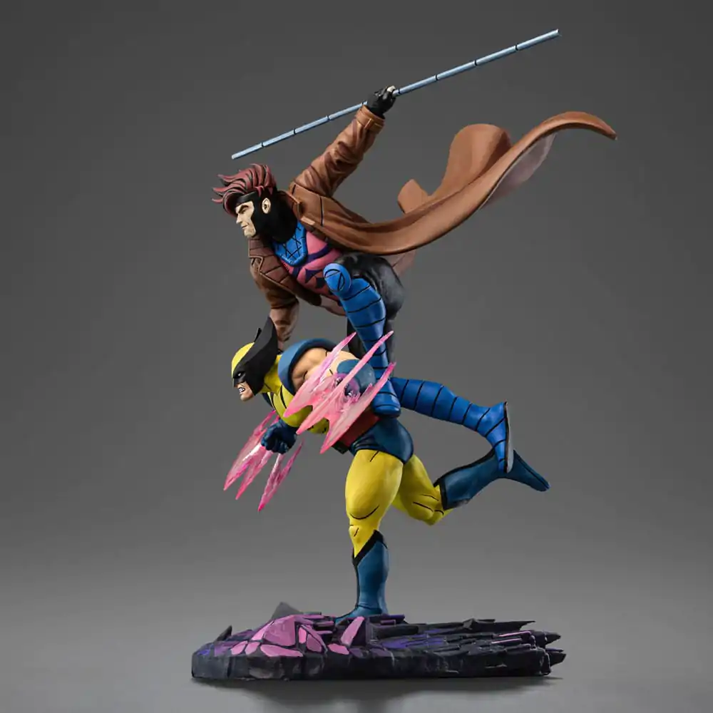 Statuie artistică de lux la scară 1/10 Marvel X-Men´97 Gambit & Wolverine 29 cm poza produsului