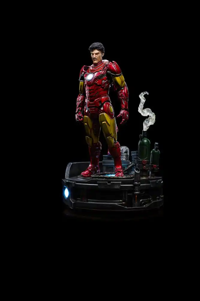 Marvel Statuie Art Scale Deluxe 1/10 Iron Man Unleashed 23 cm poza produsului