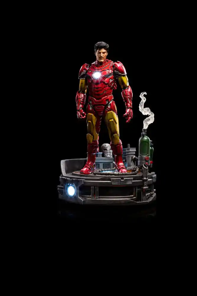 Marvel Statuie Art Scale Deluxe 1/10 Iron Man Unleashed 23 cm poza produsului