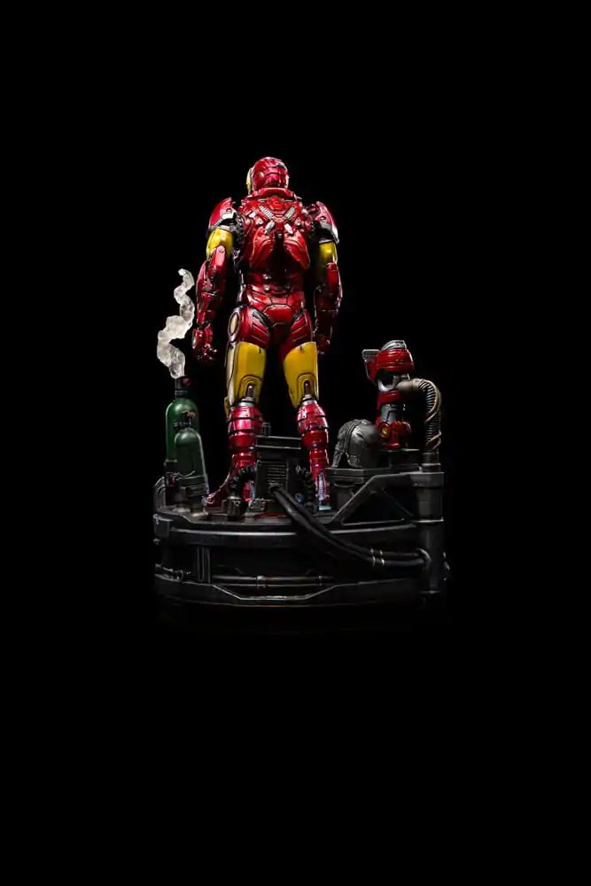 Marvel Statuie Art Scale Deluxe 1/10 Iron Man Unleashed 23 cm poza produsului