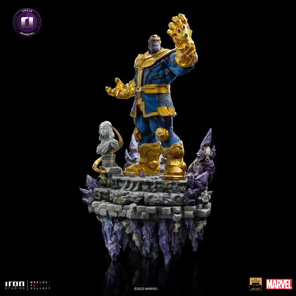 Marvel Deluxe BDS Statuie Scară Artă 1/10 Thanos Diorama Mănușa Infinitului 42 cm poza produsului
