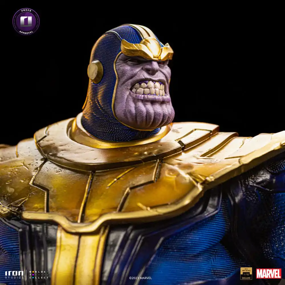 Marvel Deluxe BDS Statuie Scară Artă 1/10 Thanos Diorama Mănușa Infinitului 42 cm poza produsului