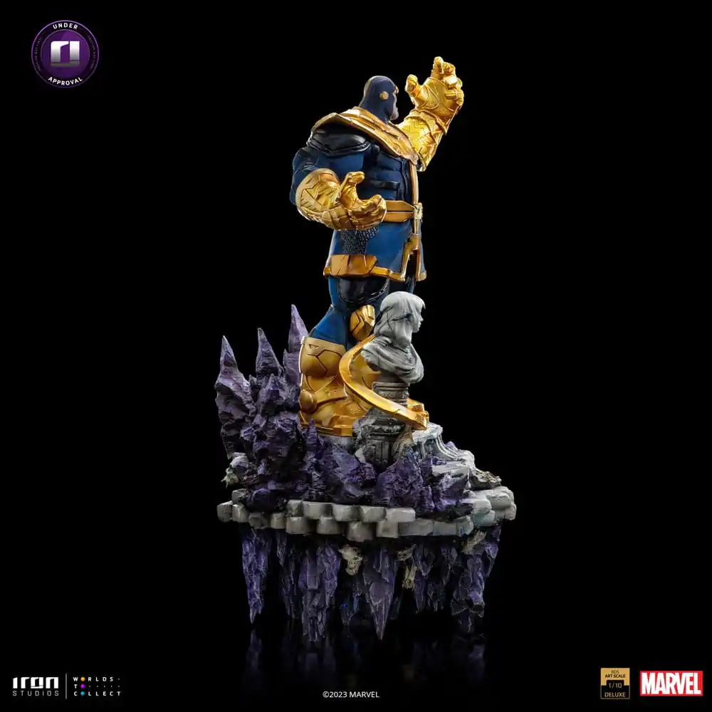 Marvel Deluxe BDS Statuie Scară Artă 1/10 Thanos Diorama Mănușa Infinitului 42 cm poza produsului