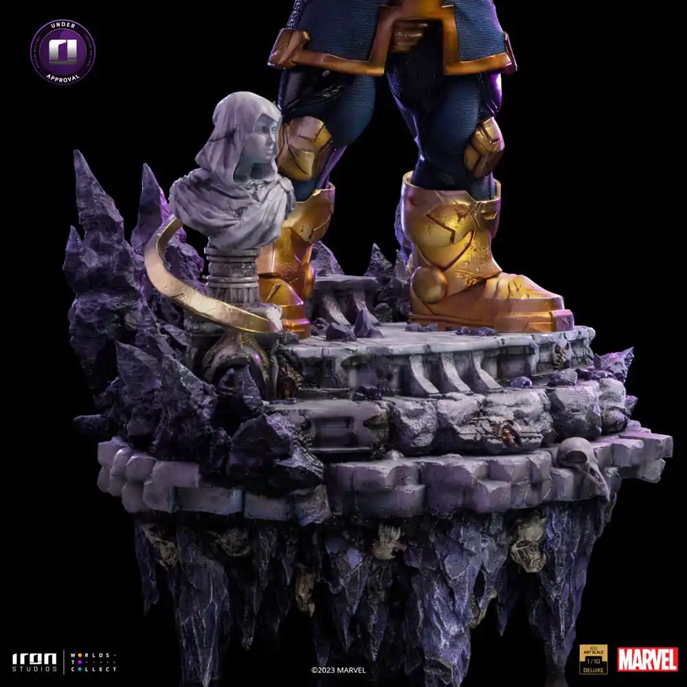 Marvel Deluxe BDS Statuie Scară Artă 1/10 Thanos Diorama Mănușa Infinitului 42 cm poza produsului