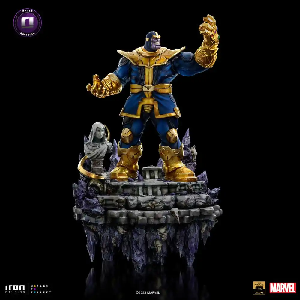 Marvel Deluxe BDS Statuie Scară Artă 1/10 Thanos Diorama Mănușa Infinitului 42 cm poza produsului