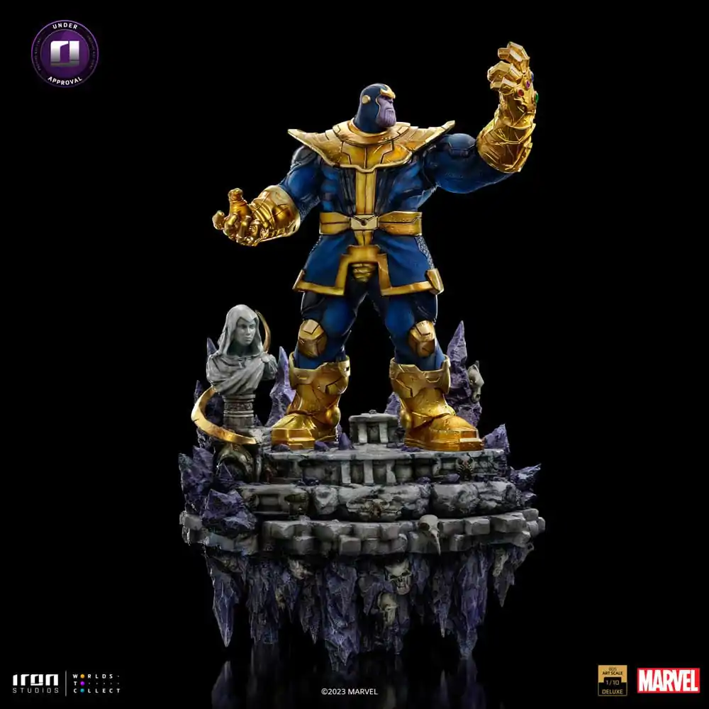 Marvel Deluxe BDS Statuie Scară Artă 1/10 Thanos Diorama Mănușa Infinitului 42 cm poza produsului