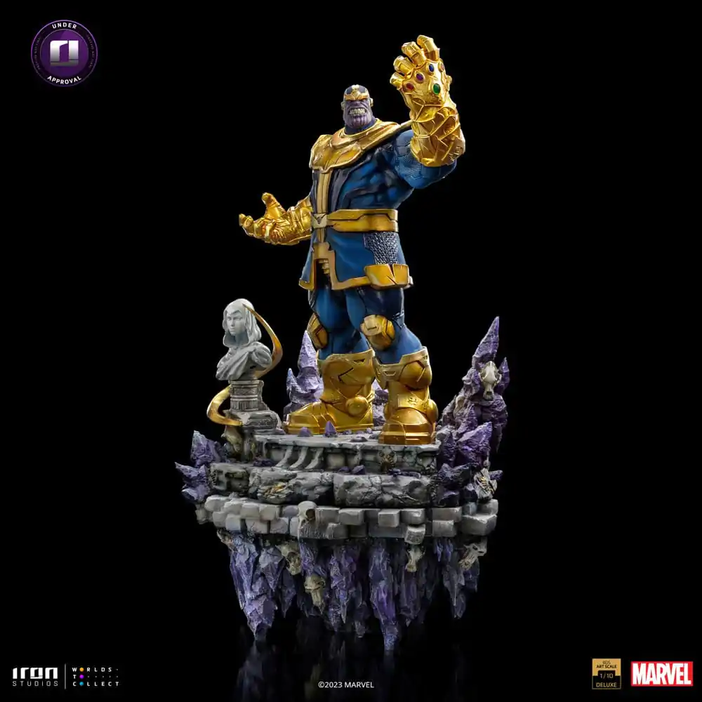 Marvel Deluxe BDS Statuie Scară Artă 1/10 Thanos Diorama Mănușa Infinitului 42 cm poza produsului