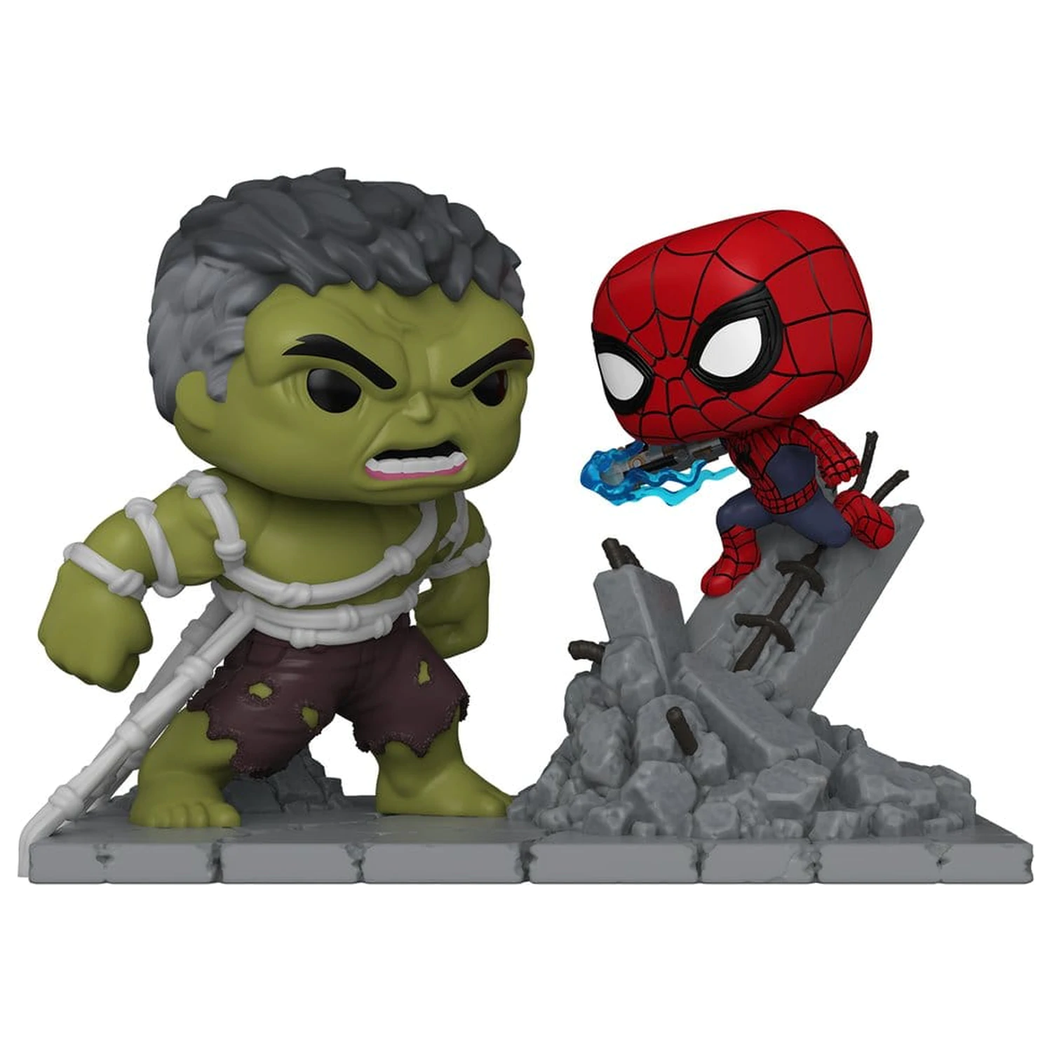 Diorama Marvel Funko POP! Moment Spider-Man v Hulk poza produsului