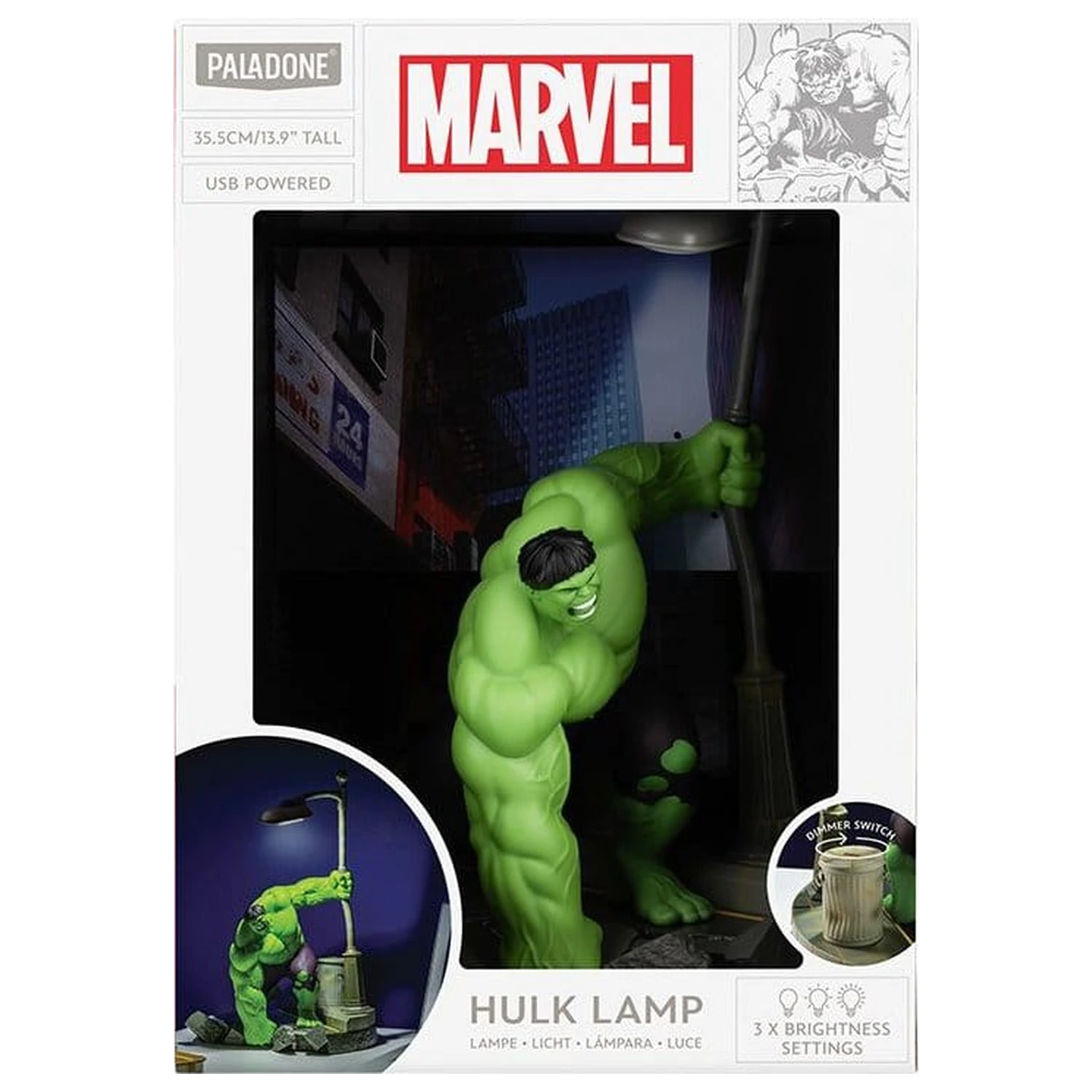 Marvel Diorama Lumina Hulk poza produsului