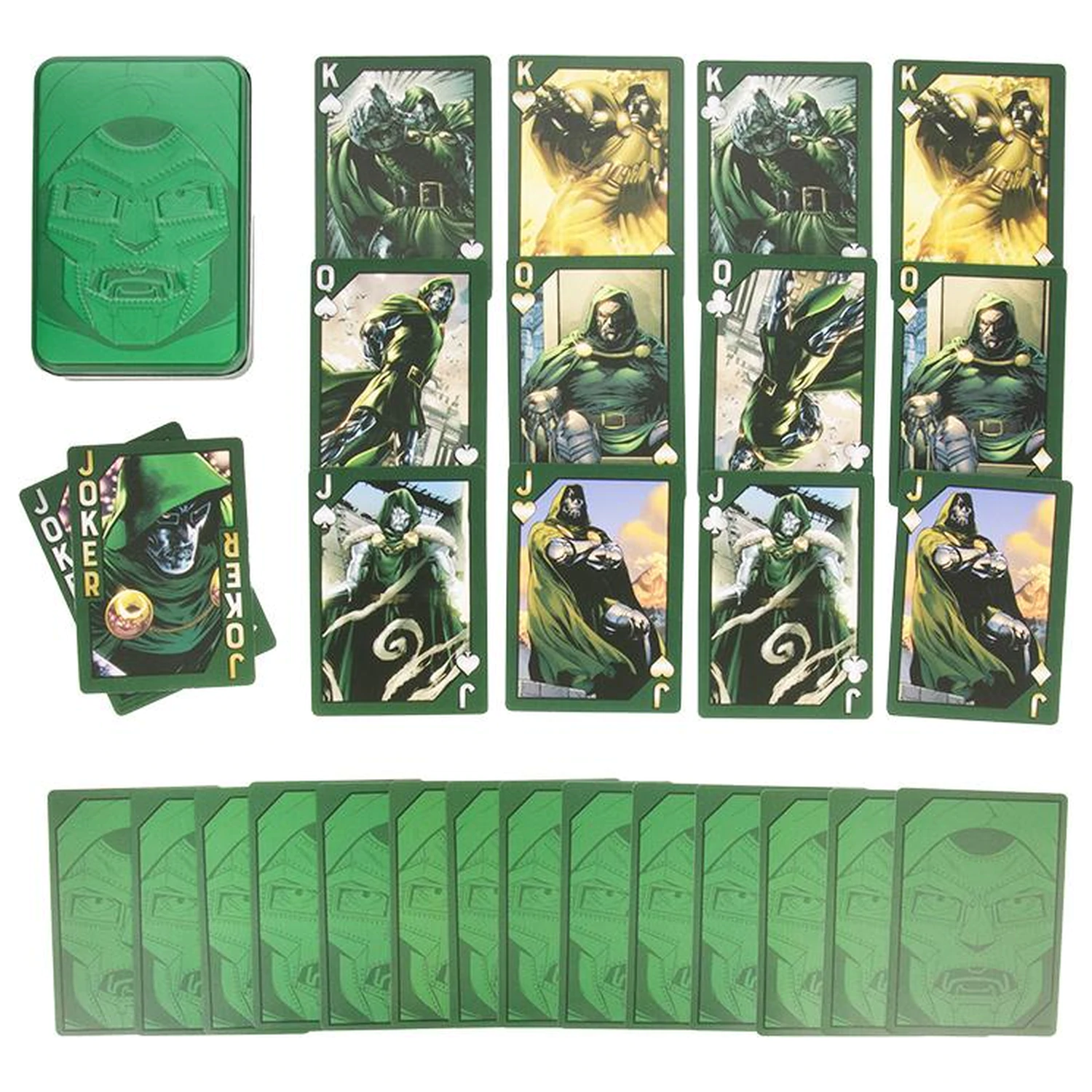 Marvel Doctor Doom carti de joc intr-o cutie metalica poza produsului