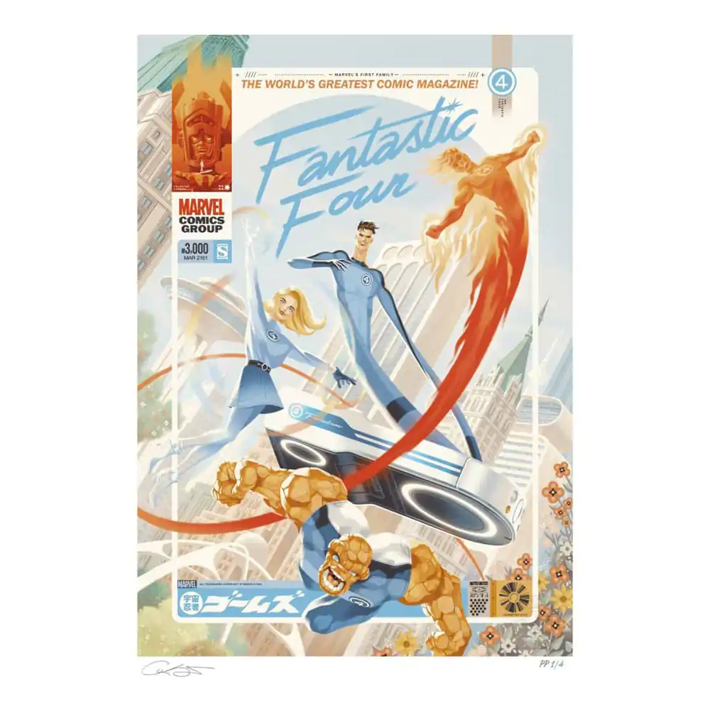 Marvel Fantastic Four #48 Print de arta Marvel's First Family: The Fantastic Four! 61 x 41 cm - neinramat poza produsului