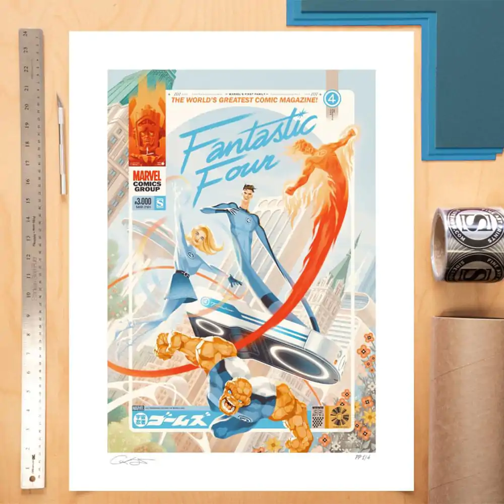 Marvel Fantastic Four #48 Print de arta Marvel's First Family: The Fantastic Four! 61 x 41 cm - neinramat poza produsului