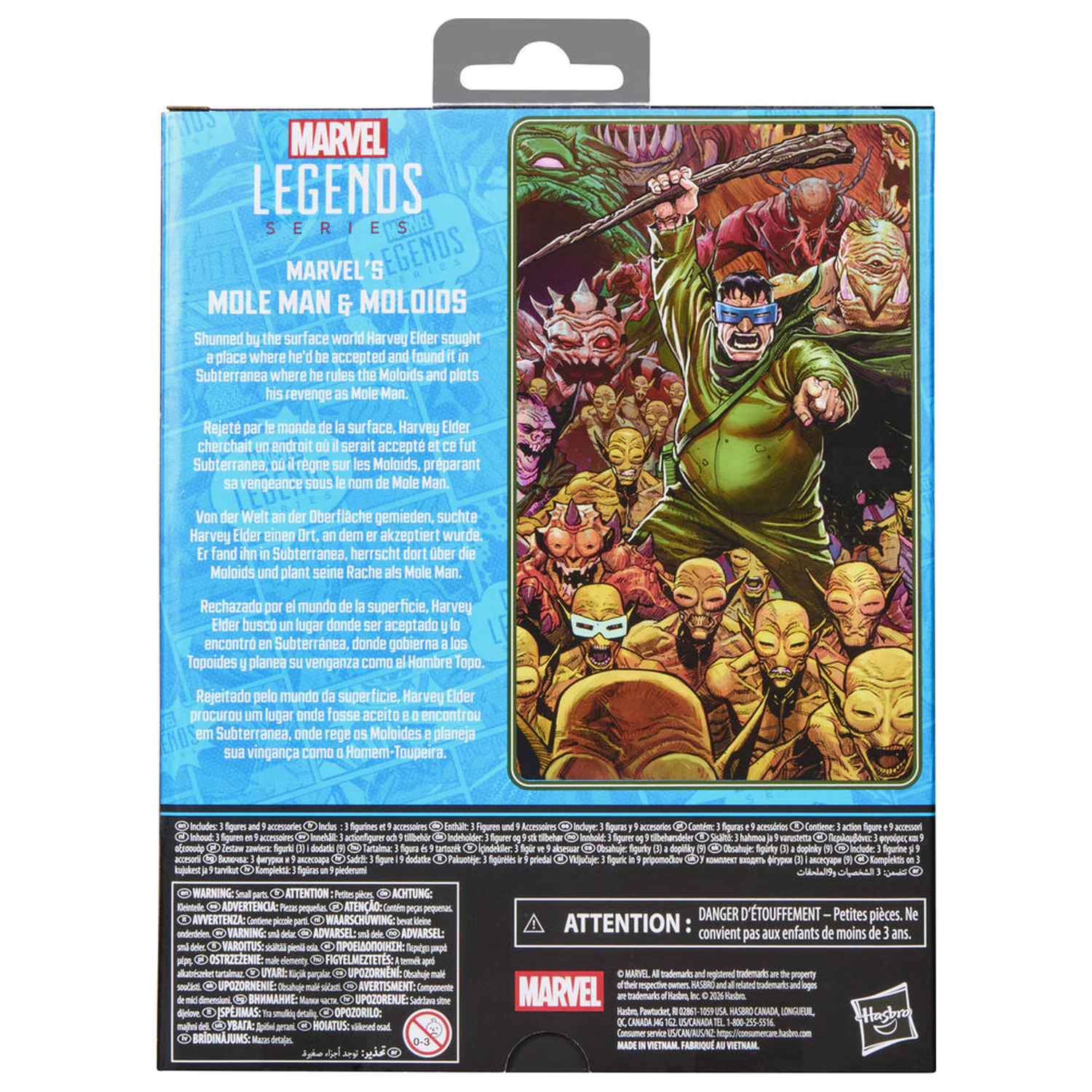 Marvel Fantastic Four Marvels Mole Man si Moloios set de figuri 15cm poza produsului