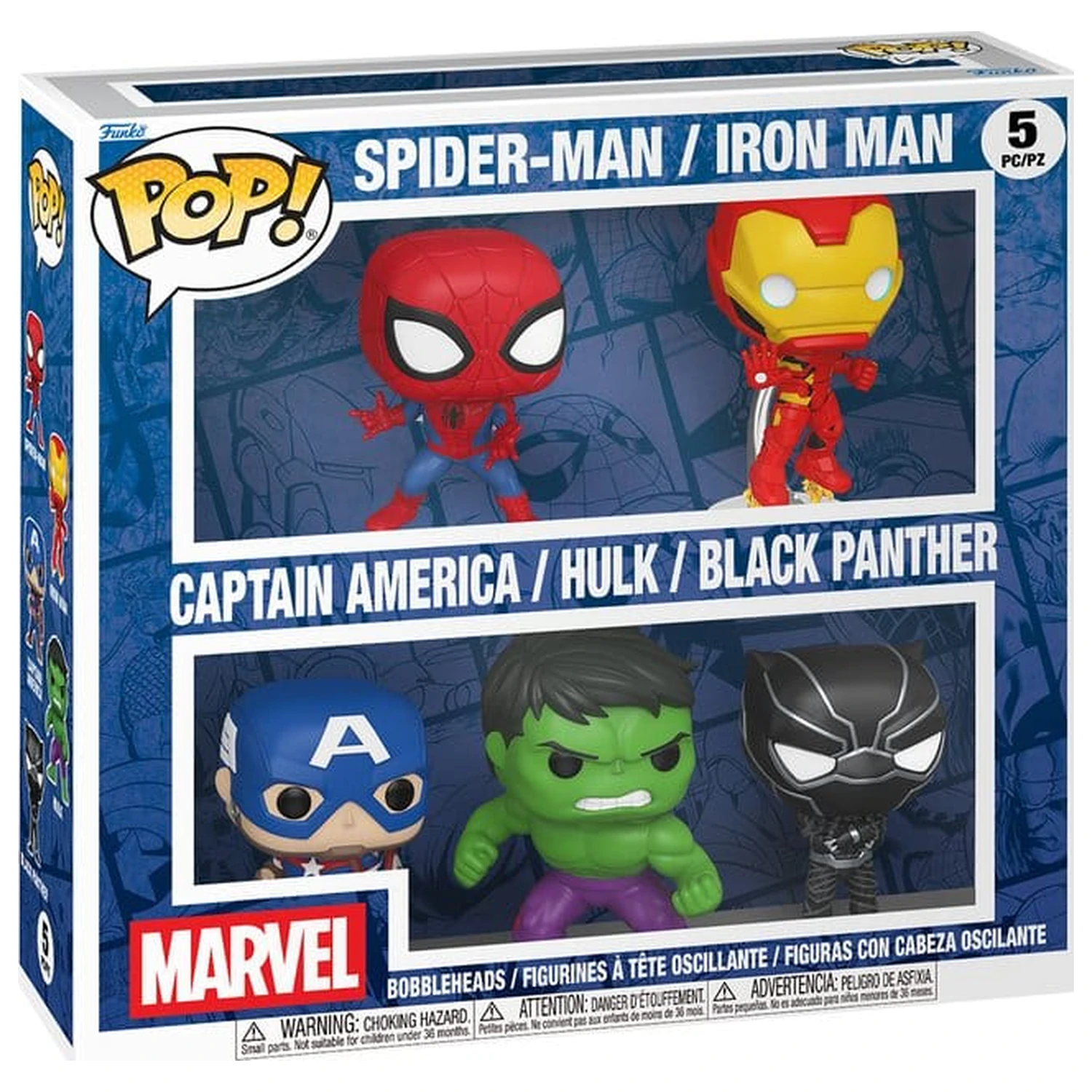Marvel Funko POP! Vinyl Figure 5-Pack Bundle 9 cm poza produsului