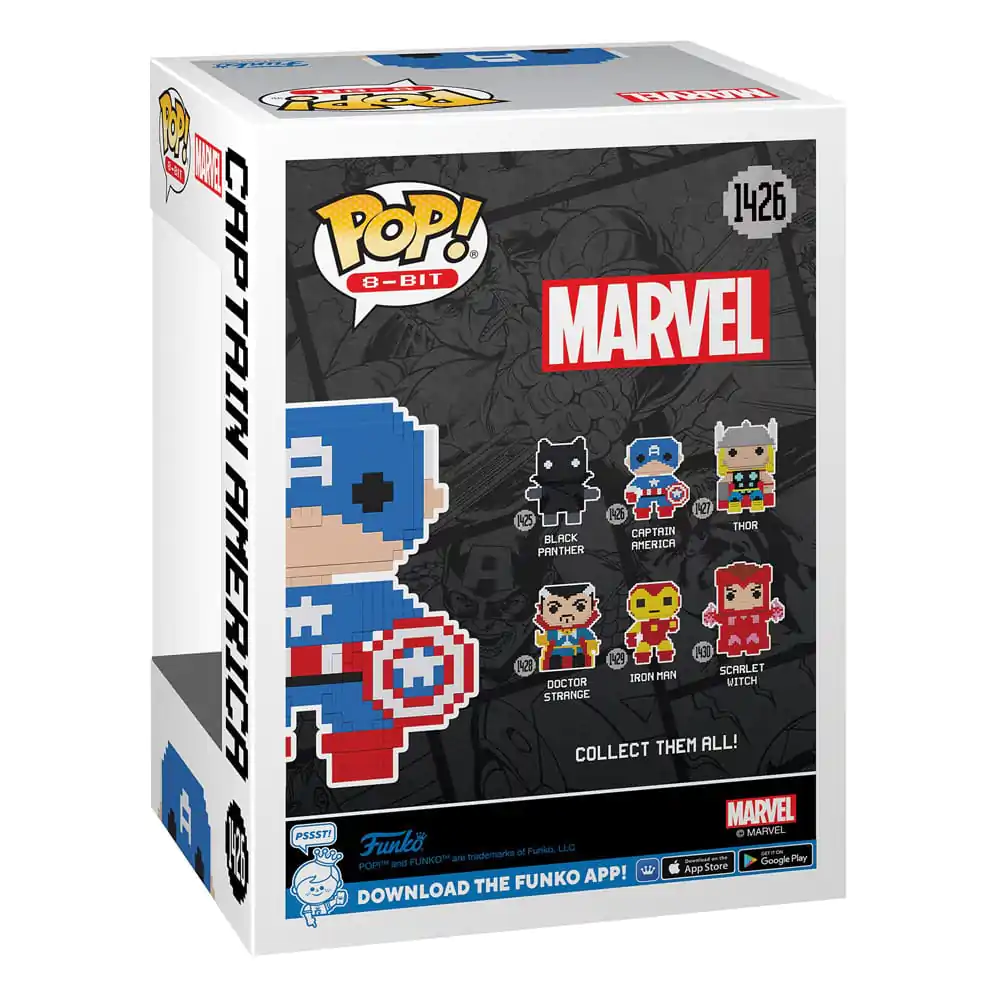 Marvel Funko POP! Figurina de vinil 8-Bit Captain America 9 cm poza produsului