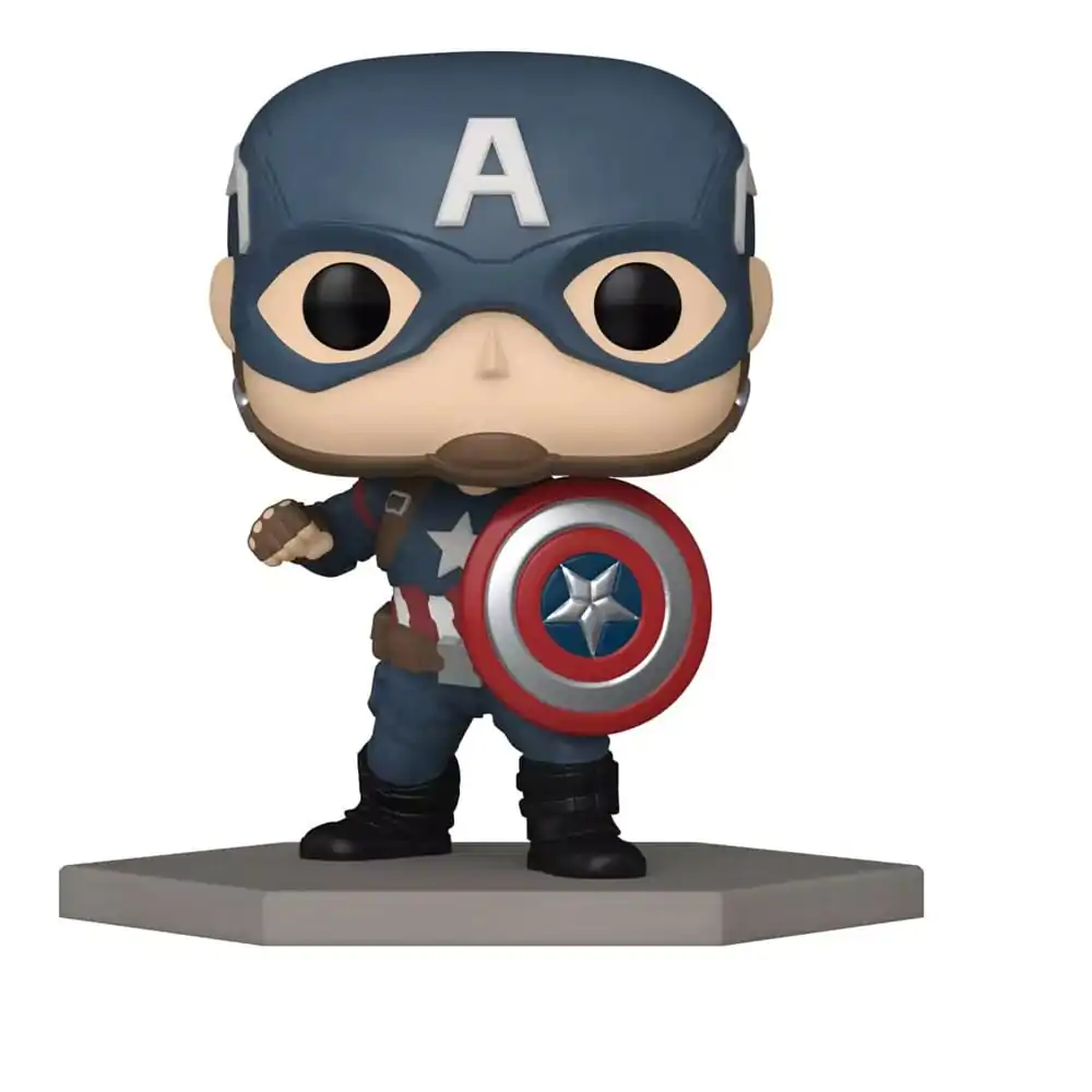 Marvel Funko POP! Figurina din vinil Animation Captain America Exclusive 9 cm poza produsului