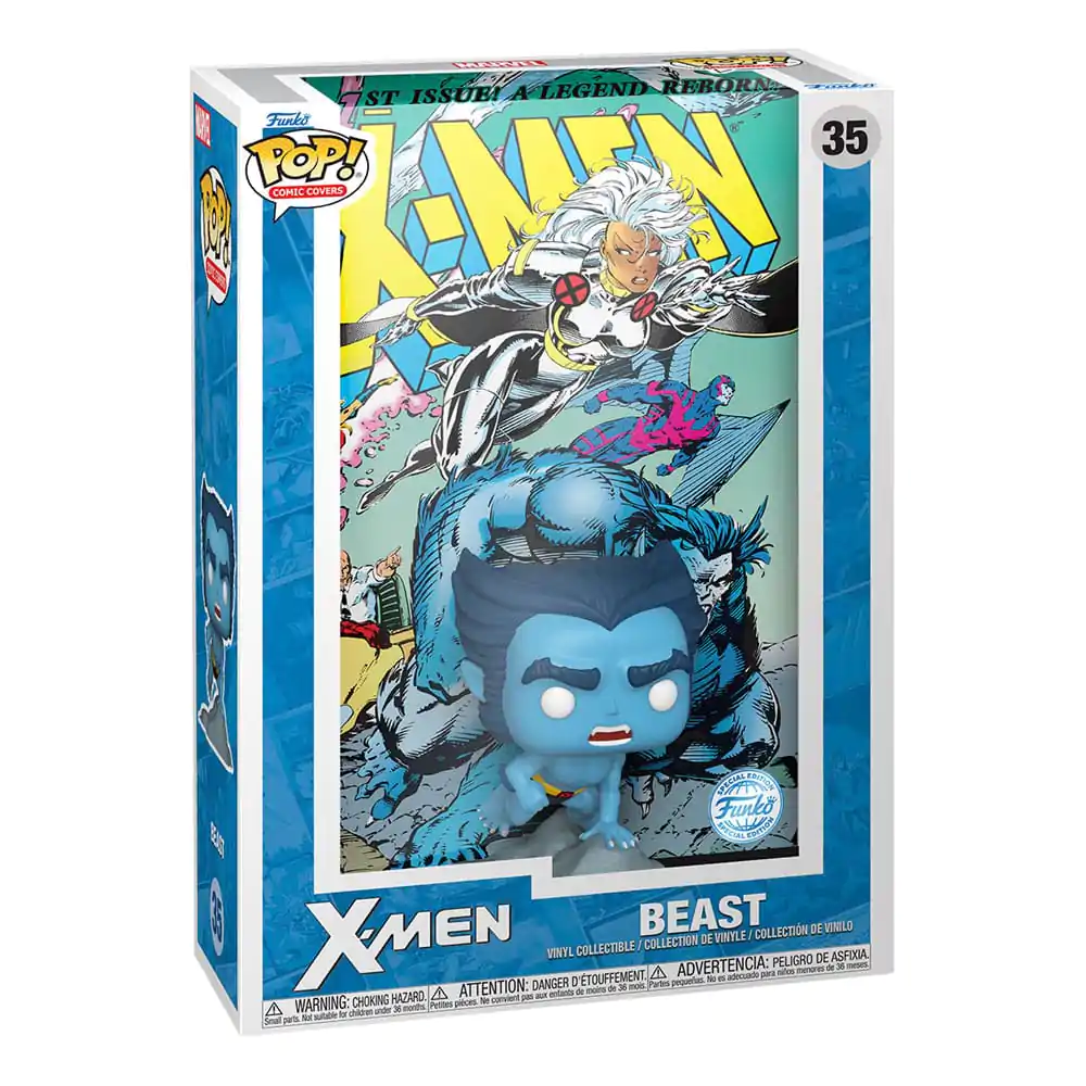 Marvel Funko POP! Comic Cover Figurina Vinyl X-Men #1(Beast) 9 cm poza produsului