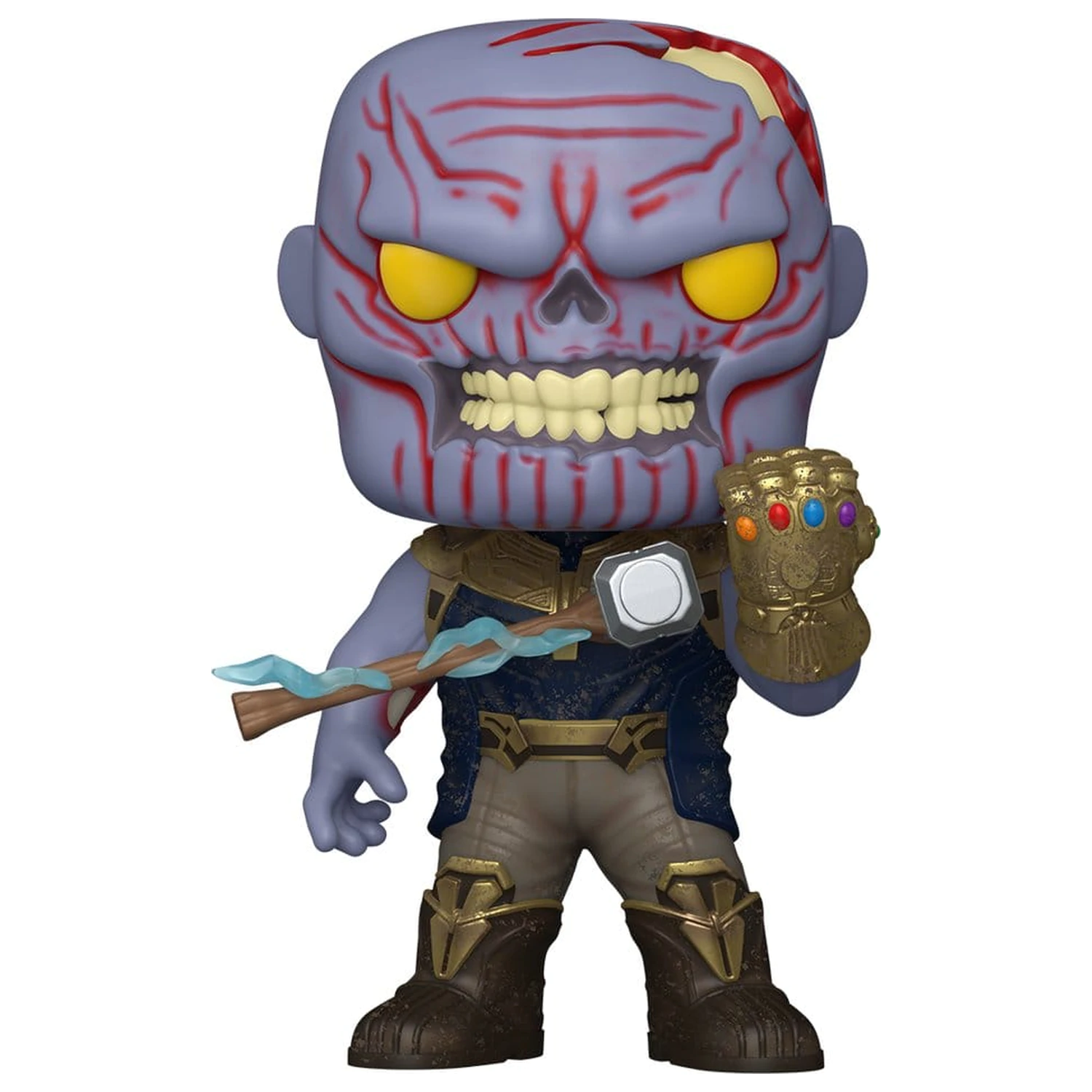 Figurina din vinil Marvel Funko POP! Comics Zombie Thanos 9 cm poza produsului