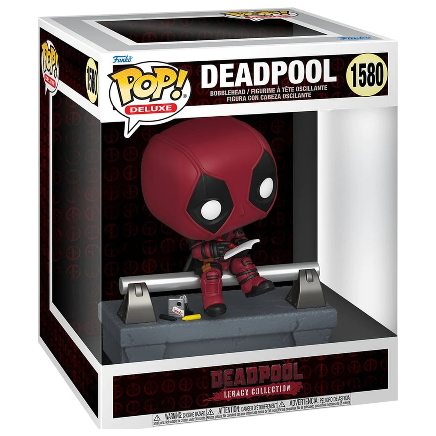 Marvel Funko POP! Figurina Deluxe din Vinil Deadpool on Bridge 9 cm poza produsului