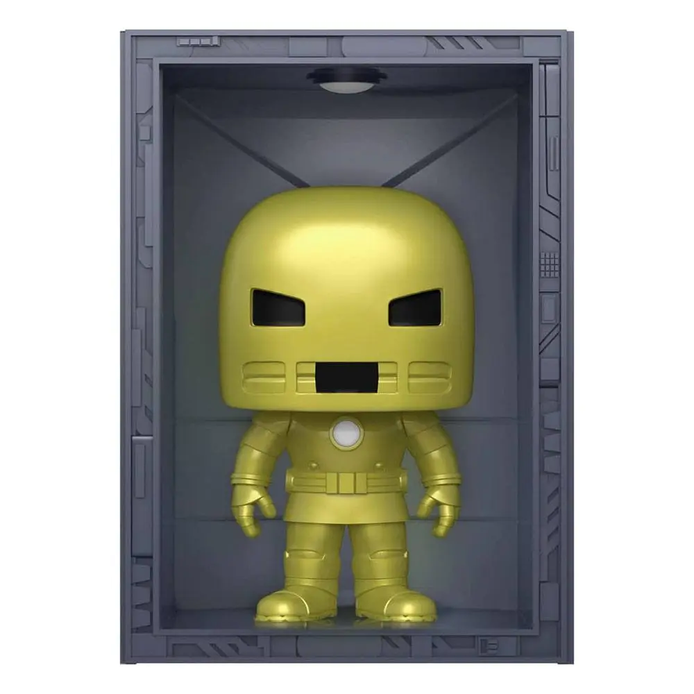 Figurină de Vinil Deluxe Marvel POP! Hall of Armor Iron Man Model 1 PX Exclusive 9 cm poza produsului