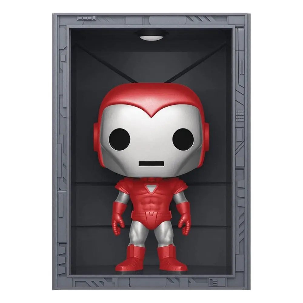 Marvel POP! Figurina de Vinil Deluxe Hall of Armor Iron Man Model 8 Silver Centurion PX Exclusive 9 cm poza produsului